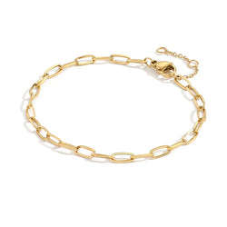 Enamel Haze Floating Pendant Chain Bracelet