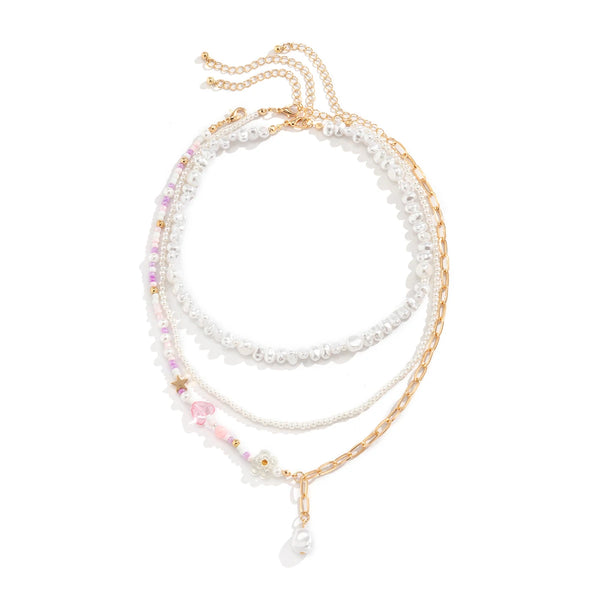 Lasso Chloe Pendant | Irregular Imitation pearl Necklaces