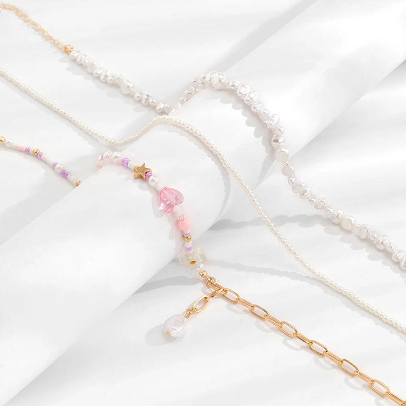 Lasso Chloe Pendant | Irregular Imitation pearl Necklaces